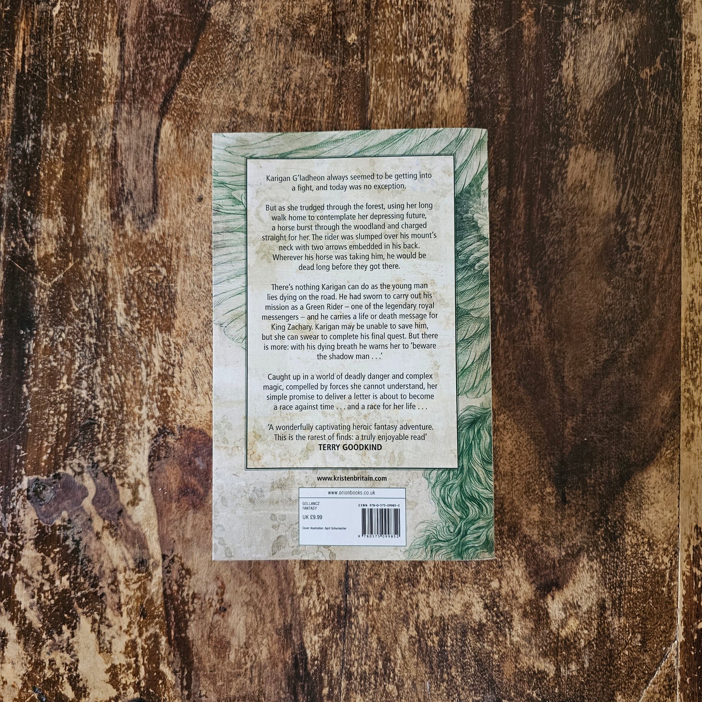 Green Rider series (UK edition)