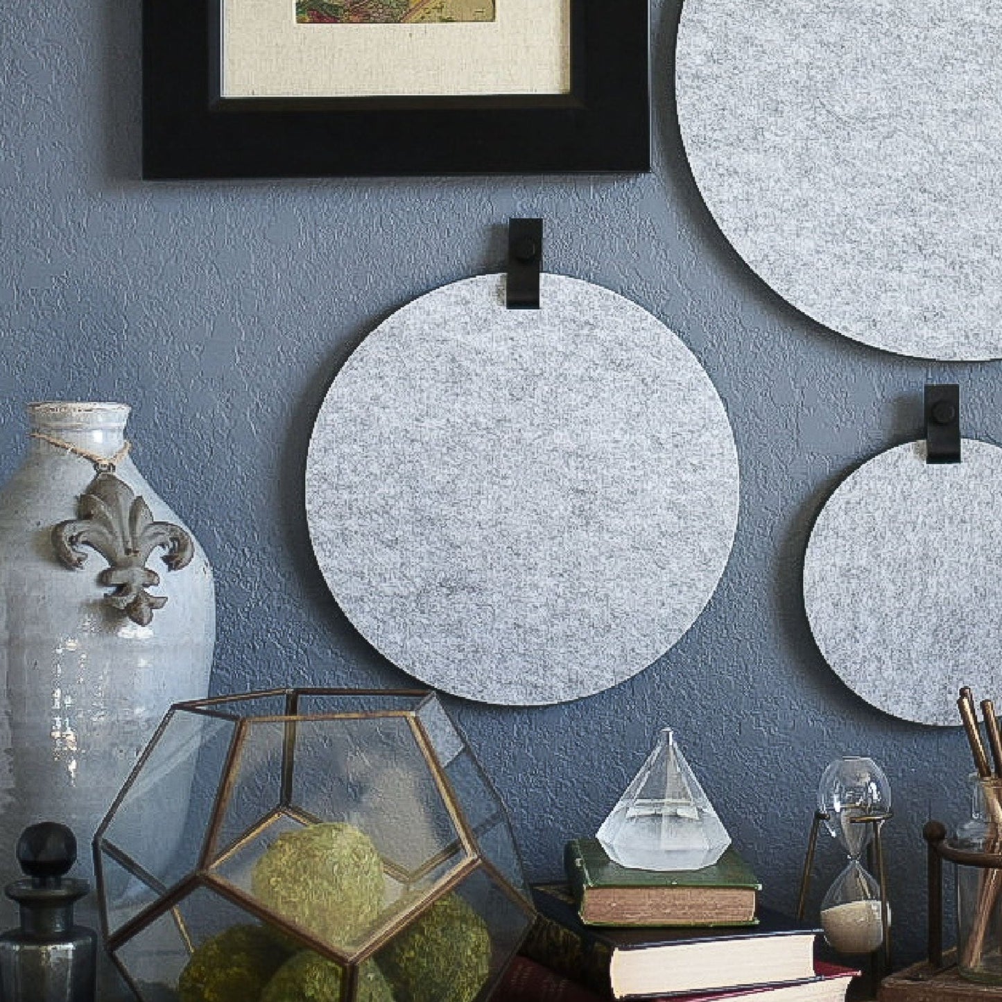 Round Felt Pin Board