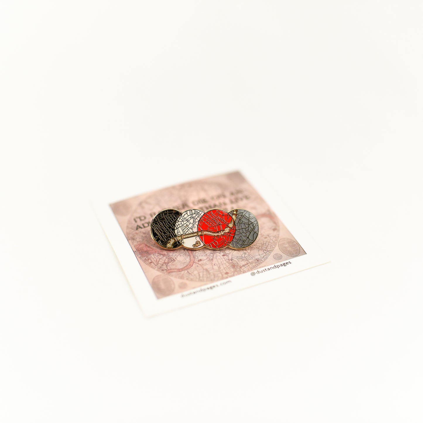 Londons soft enamel pin