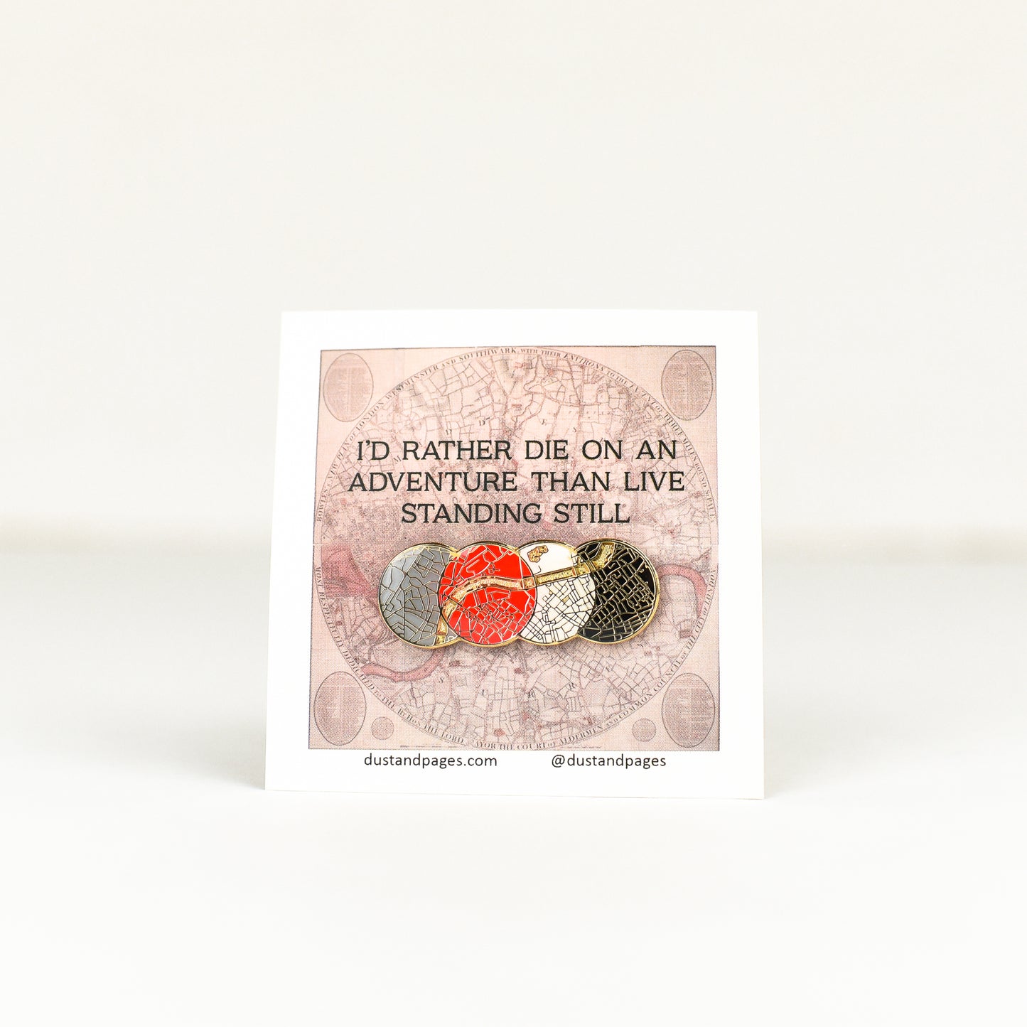Londons soft enamel pin