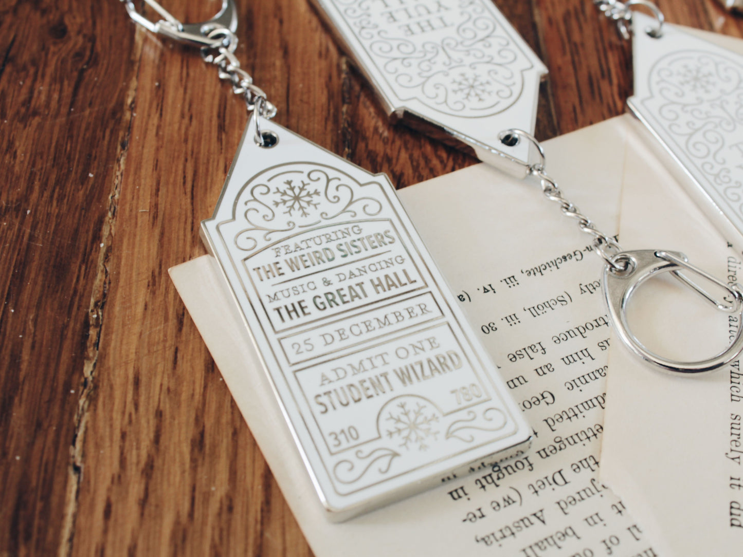 Ticket to the Yule Ball Keychain