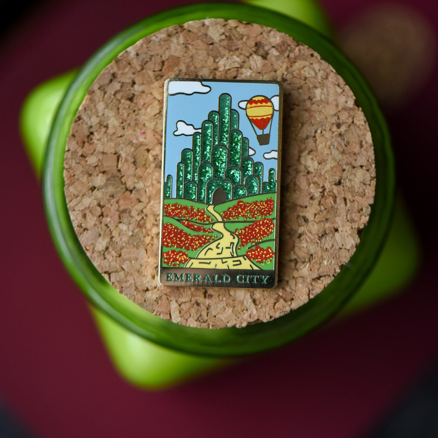 Emerald City pin