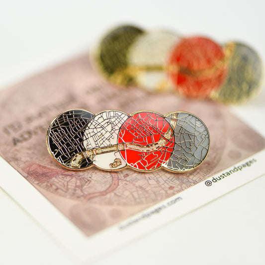 Londons soft enamel pin