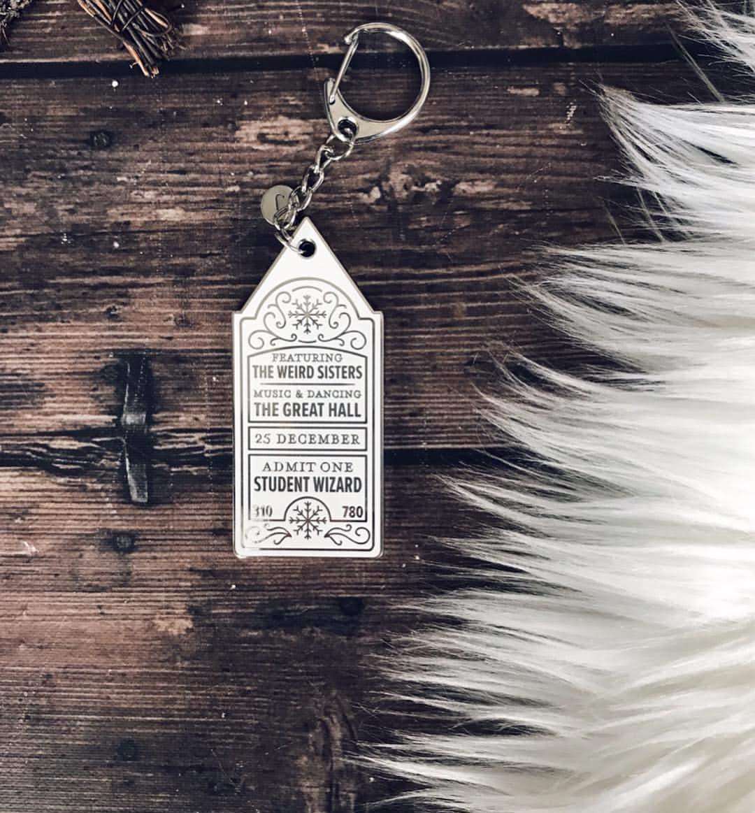 Ticket to the Yule Ball Keychain